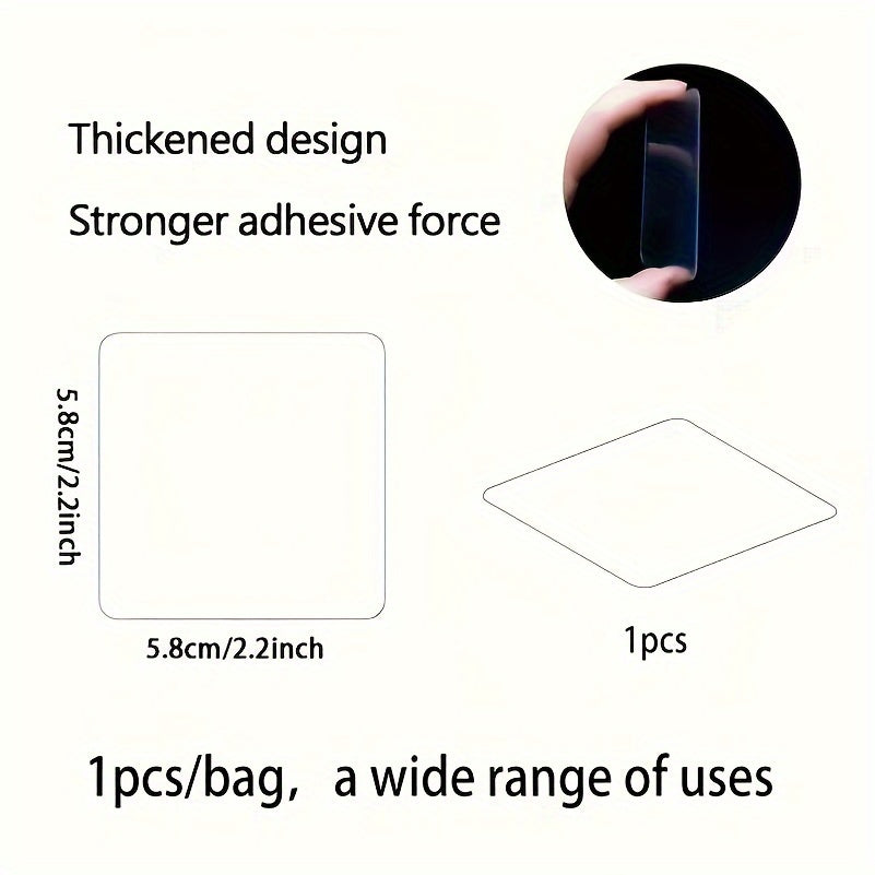 Punch Transparent PVC Nano Double sided Adhesive Sheet