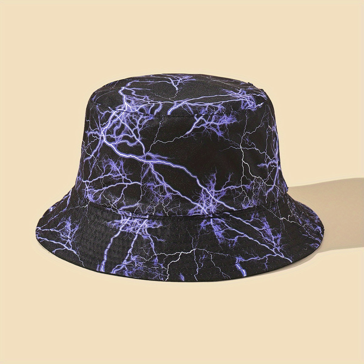 Men's Purple Lightning Bucket Hat