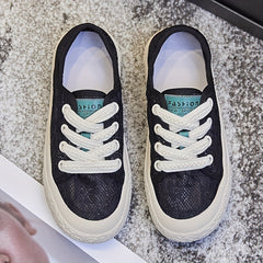 Women's Mesh Breathable Flat Shoes Casual Walking Shoes