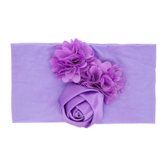 Toddler Infant Flower Headbands Elastic Hair Accessories