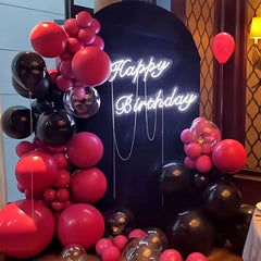 Rose Red Balloon Arch Kit 104PCS for Birthday Wedding Baby Shower
