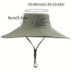 Oversized Brim Bucket Hat Outdoor Sun Protection Summer Hiking Sand