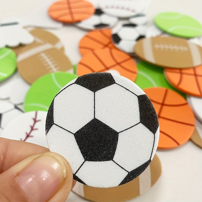 30pcs Sports Stickers Rugby Volleyball Softball Football Basketball Collection