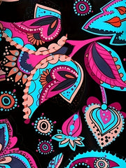 Floral Print Plus Size Boho Tankini Set