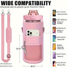 Water Bottle Protector 2L 67oz Insulation Cover Portable Vacuum Cup Bag