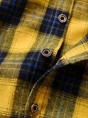 Boys' Colorblock Plaid Shirts