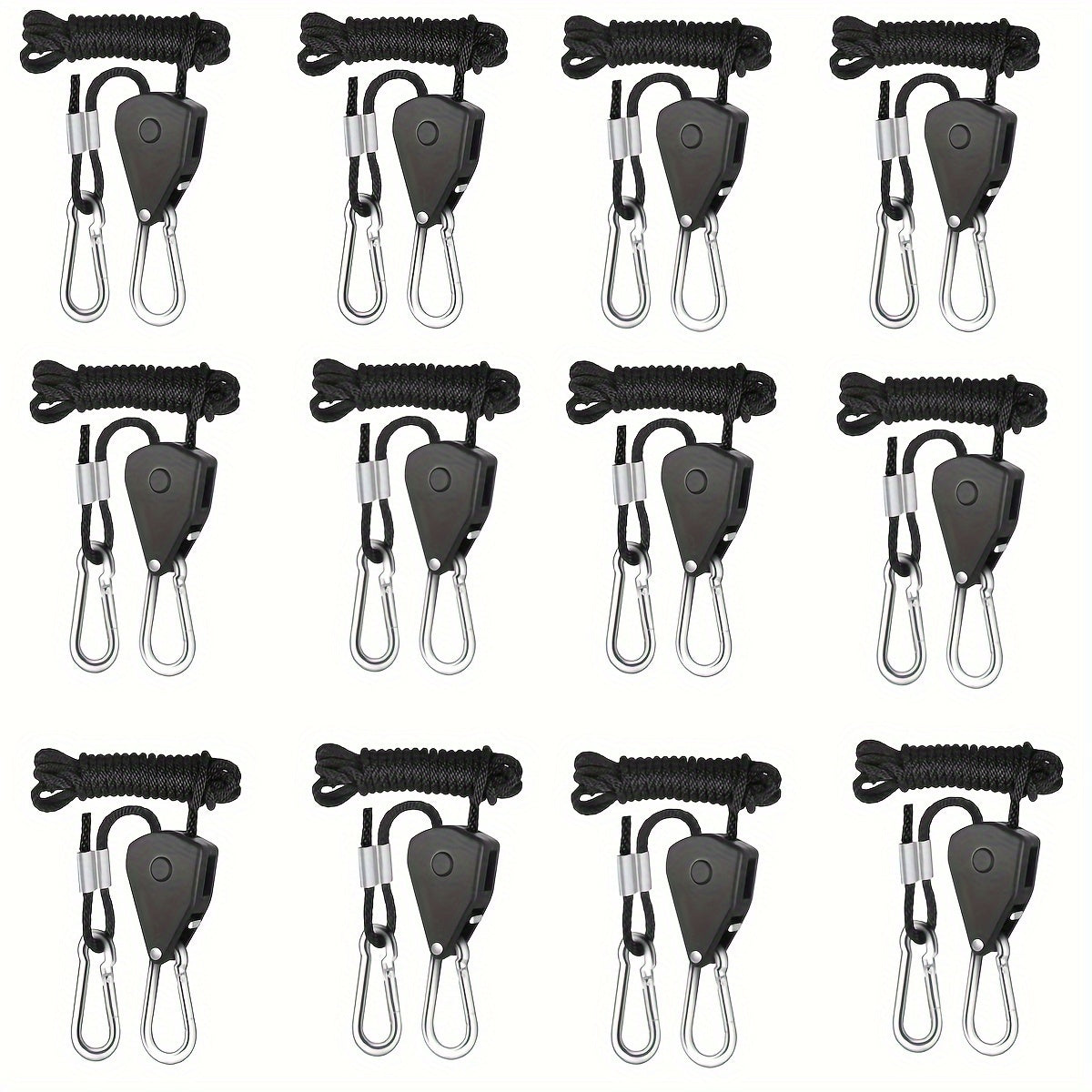 Adjustable Lifting Rope for Planting & Lights Tent Clamp Hanger