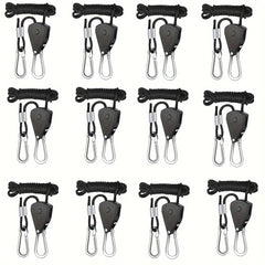 Adjustable Lifting Rope for Planting & Lights Tent Clamp Hanger