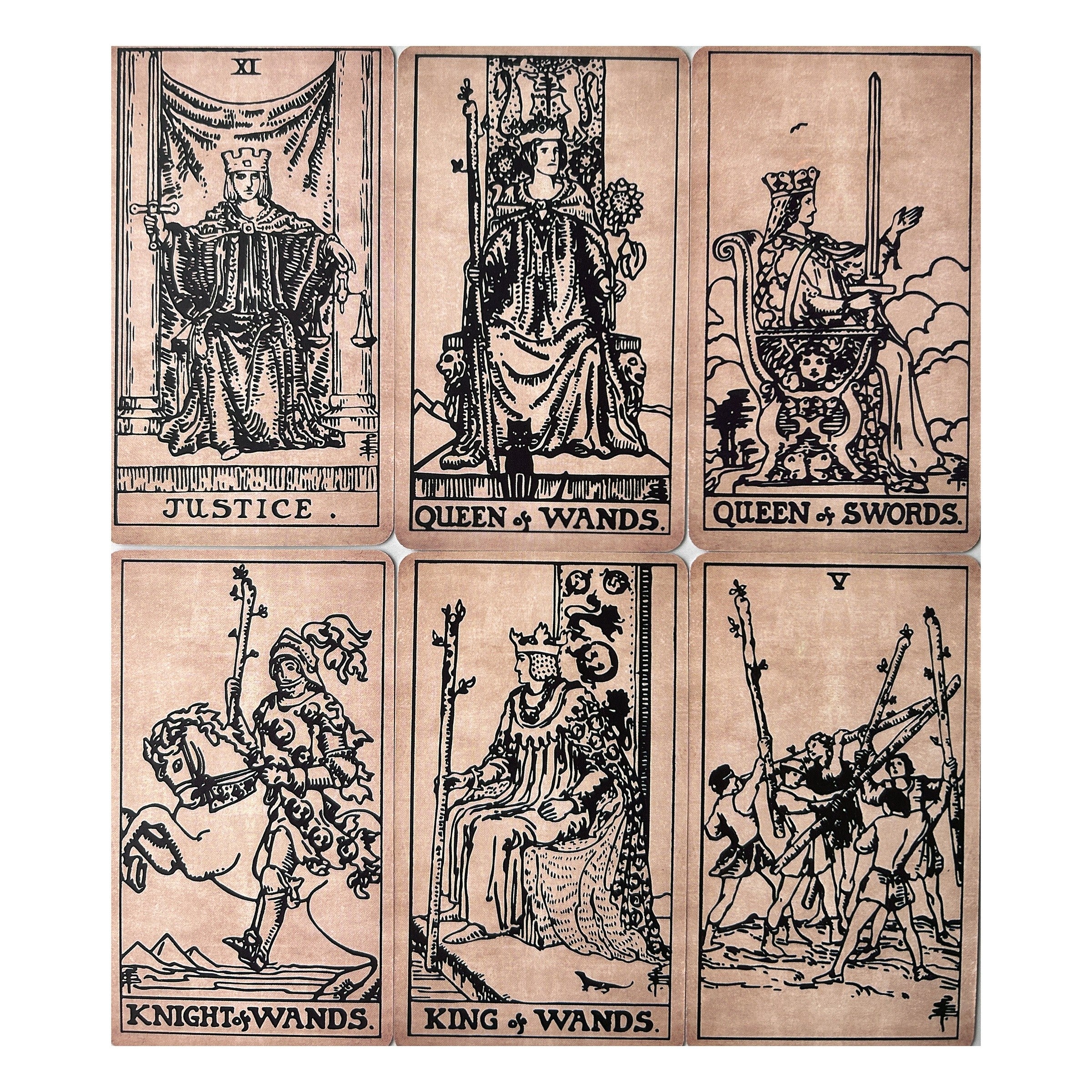 Outdoor Entertainment Tarot Deck & Retro Board Game Set
