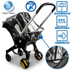 Universal Stroller Rain Cover Waterproof Windproof Protection
