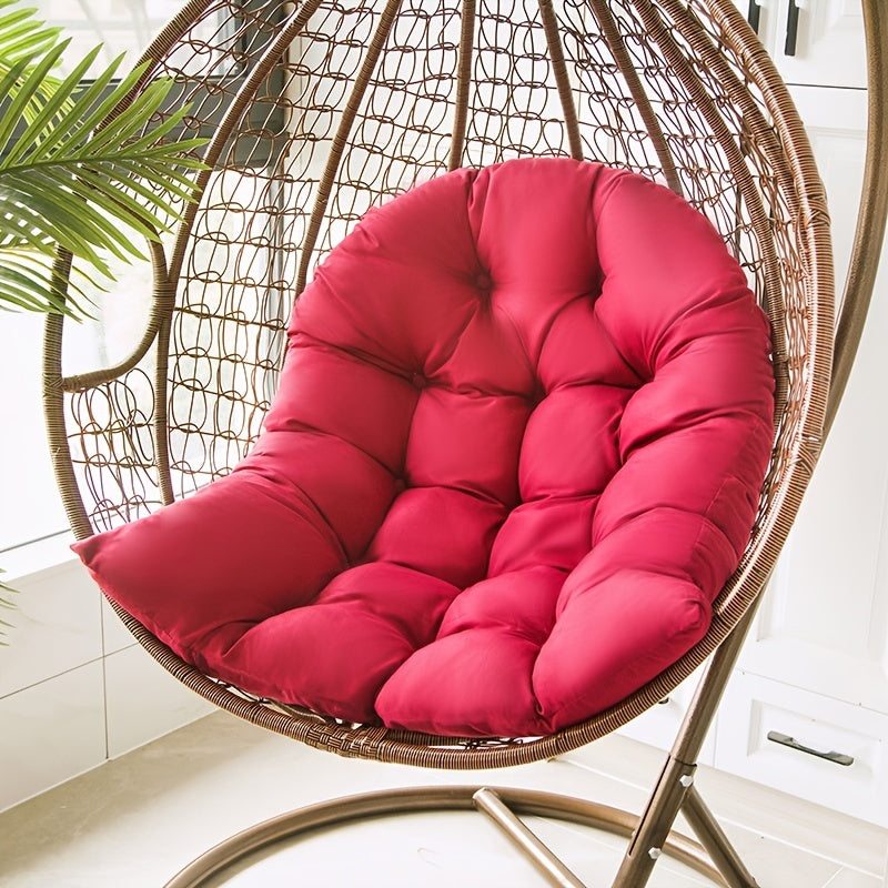Rattan Bassinet Chair Cushion, Removable Washable Swing Seat Large Cushion