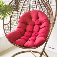 Rattan Bassinet Chair Cushion, Removable Washable Swing Seat Large Cushion