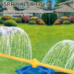 2-in-1 Water Sprinkler Toy with 2 Nozzles for Interactive Outdoor Water Play