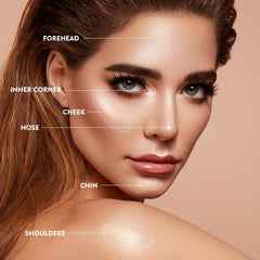 Matte Liquid Shimmer Highlighter Cream Stick for Face & Body