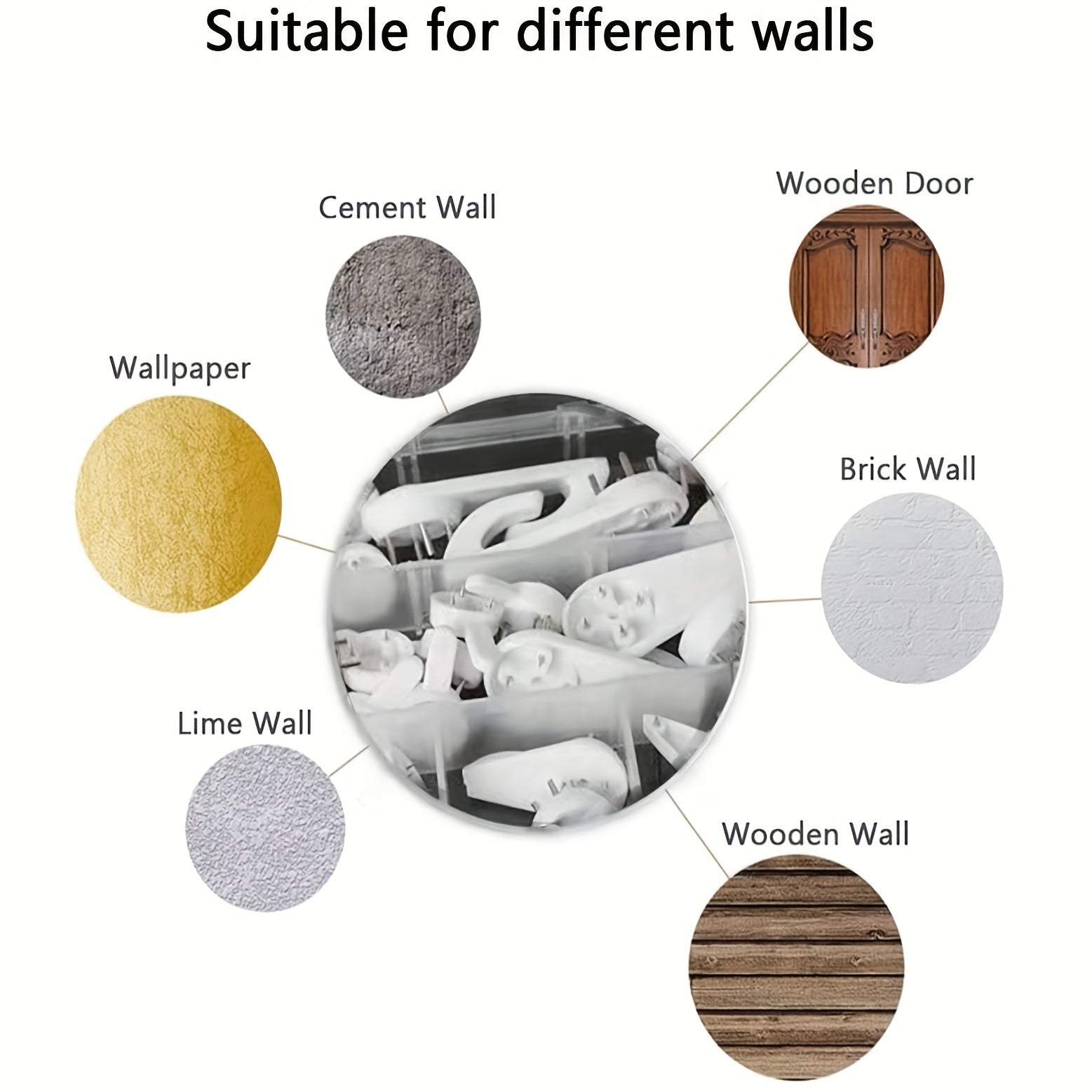 Invisible Traceless Wall Picture Hanging Nails