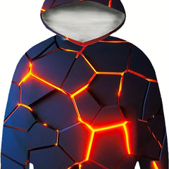 3D Print Kids Sweatshirt, Sports Casual Hoodie