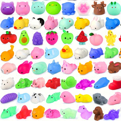 16pcs Compressed Toy Set TPU Carrot Relax Toys Party Favors Classroom Priz