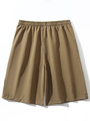 Men's Drawstring Flap Pocket Shorts Summer Clothing