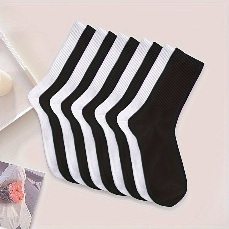 10 Pairs Comfortable Mid Tube Women's Socks