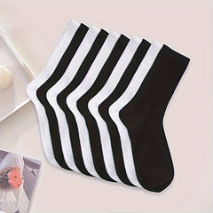 10 Pairs Comfortable Mid Tube Women's Socks