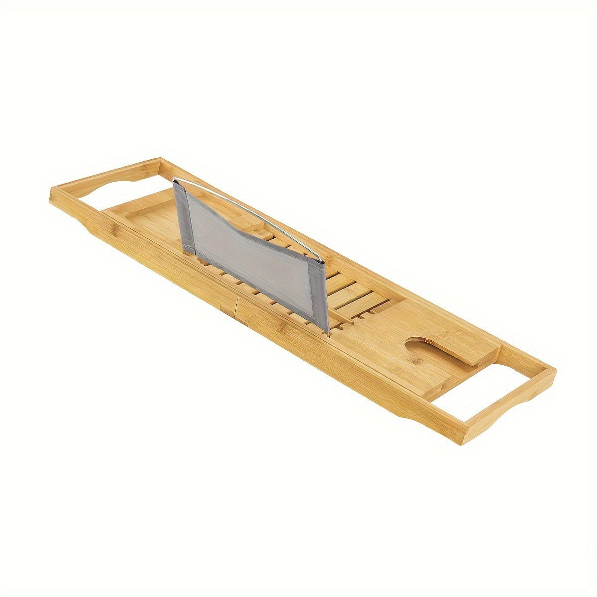 Bamboo Bathtub Tray Caddy with Sides