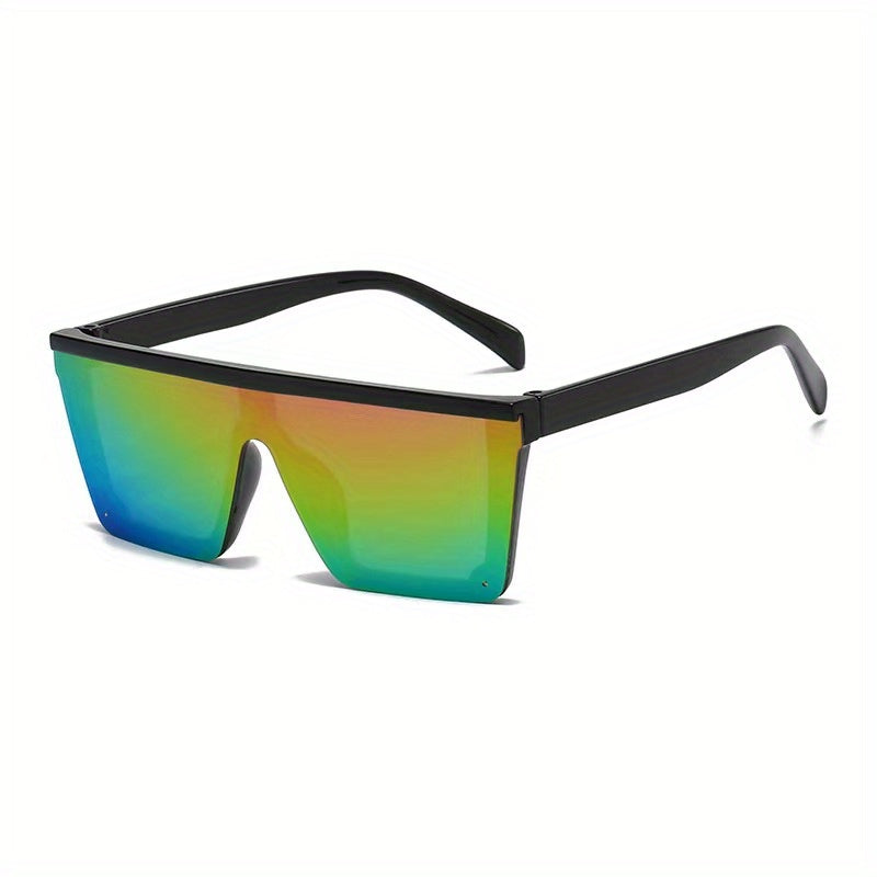 Y2K Vintage Sunglasses Square Frame Gradient Sun Protection
