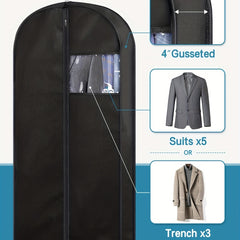 Suit Bags for Closet and Travel, Pack of 3