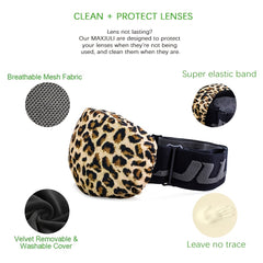 MAXJULI Microfiber Goggle Cover 3000 010 Breathable Mesh Fabric