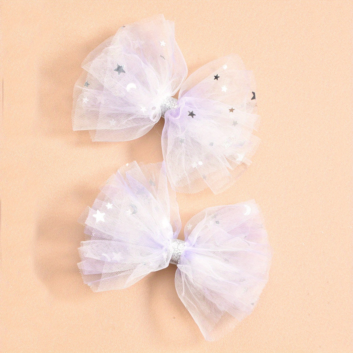Girls Star Mesh Hair Clip Princess Hair Accessories
