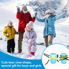 Snowprint Snowshoes Bear Footprint Winter Snow Paws Beach Shoe Covers
