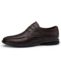 Men's Plaid Oxford Dress Shoes Non Slip Loafers