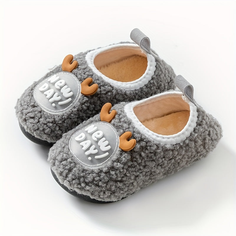 Girls Cartoon Slip On House Shoes Non Slip Soft Bottom Walking Shoes
