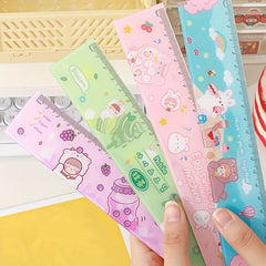 Cartoon Acrylic Ruler Student Office Drawing Measuring Ruler