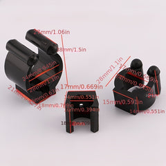 10pcs Plastic Cue Clips for Billiard Fishing Rod Snooker Cue