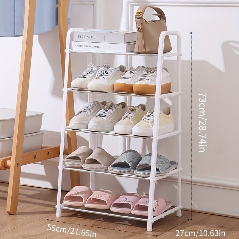5-Layer Shoe Cabinet Rack with Removable Layers