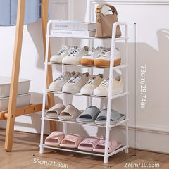 5-Layer Shoe Cabinet Rack with Removable Layers