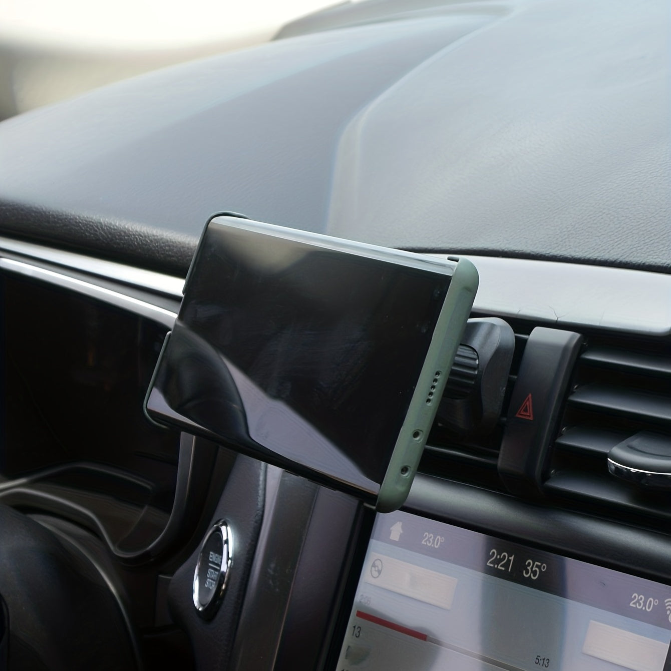 Magnetic Suction Car Phone Bracket Aluminum Alloy Air Vent Navigation Holder