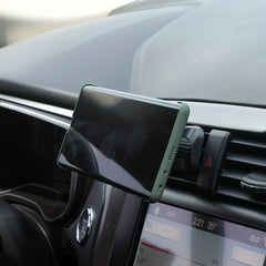 Magnetic Suction Car Phone Bracket Aluminum Alloy Air Vent Navigation Holder