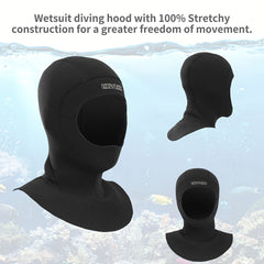 Stretchable Density Wetsuit Hood 5MM