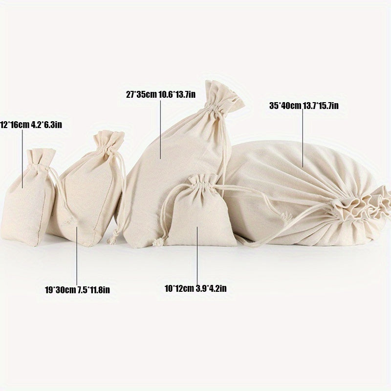 US Dollar Canvas Bag Coin Money Bag Large Capacity Drawstring Bag