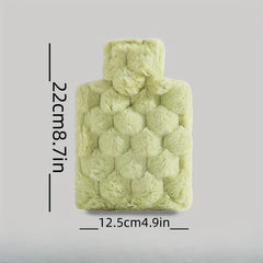 Plush Hand Warmer Water Bag for Winter Travel Home Office
