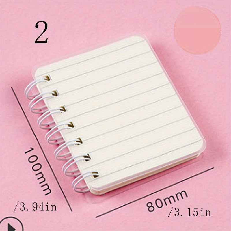 A7 Mini Spiral Notebook Grid Lined Paper