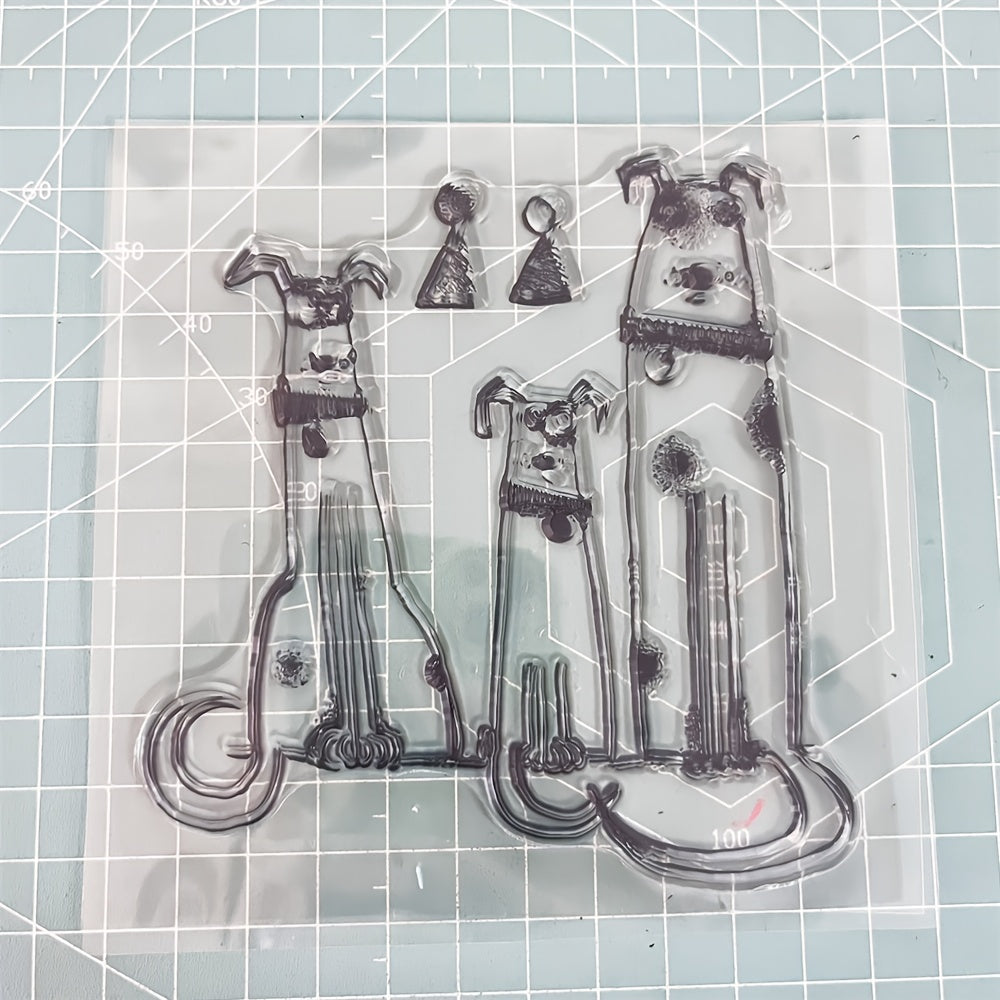 Transparent Silicone Stamp Notebook Decoration Hand Account Dogs Stamp