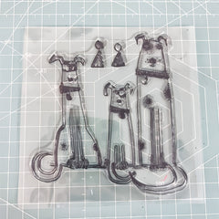Transparent Silicone Stamp Notebook Decoration Hand Account Dogs Stamp