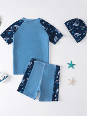Boys Astronaut Swimwear Set for Beach Vacation