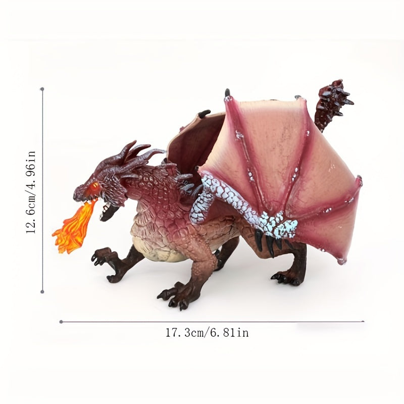 Dragon Animal Model Fire Breathing Toy for Home Decoration