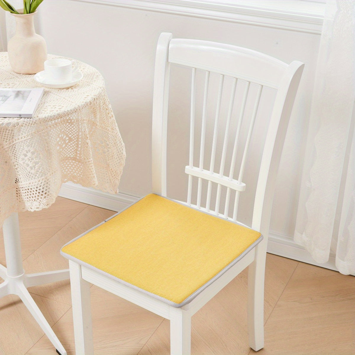 Solid Chair Cushion Memory Foam Anti-slip Stool Pad Four Seasons Universal