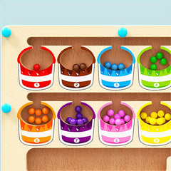 Wooden Bead Maze Toy for Kids, Educational Puzzle Game