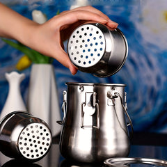 Stainless Steel Painting Pen Washer Leakproof with Cover and Drying Cylinder