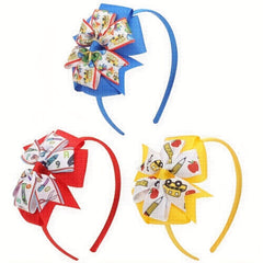 Double Layer Bow Hair Band Sweet Hair Accessories Ribbons Bow Headband
